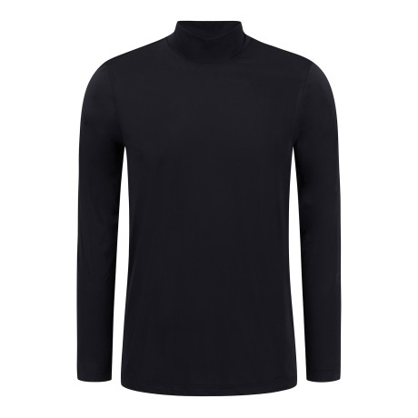 남성 백 로고 포인트 모크넥 냉감 베이스 레이어