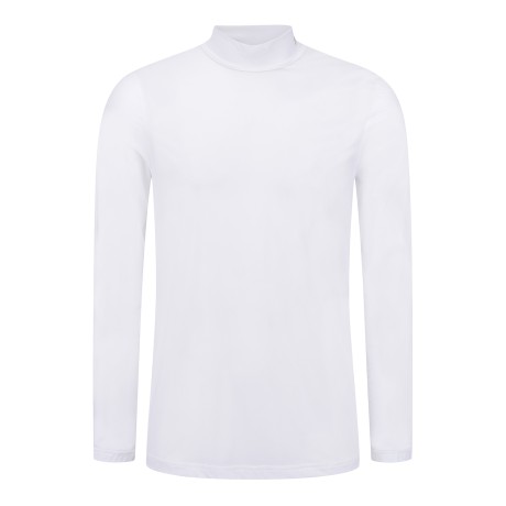남성 백 로고 포인트 모크넥 냉감 베이스 레이어