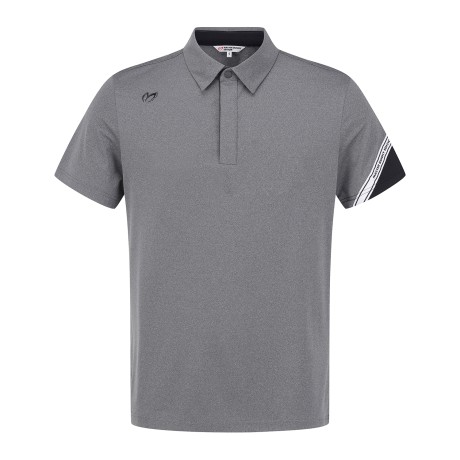 남성 로고 라인 믹스 칼라 반팔 티셔츠