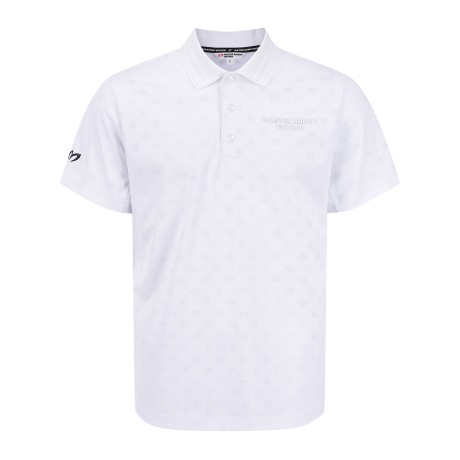 남성 로고 패턴 메쉬 암홀 반팔 티셔츠