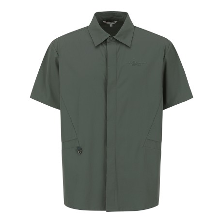 남성 러버 로고 스트레치 반팔 셔츠