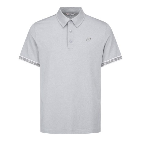 남성 로고 커프스 소프트 칼라 티셔츠