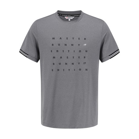 남성 로고 레터링 스트레치 반팔 티셔츠