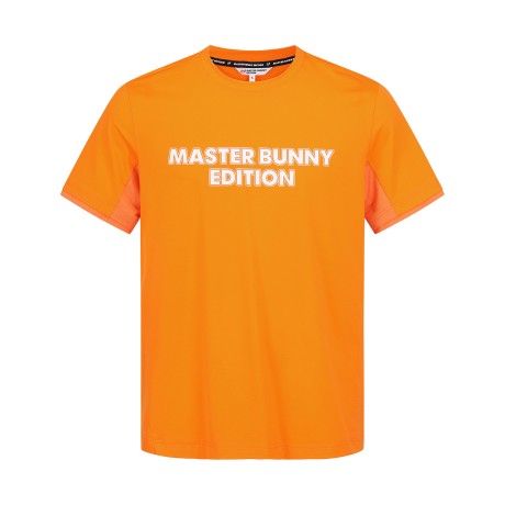 남성 메쉬 블록 도트 로고 반팔 티셔츠