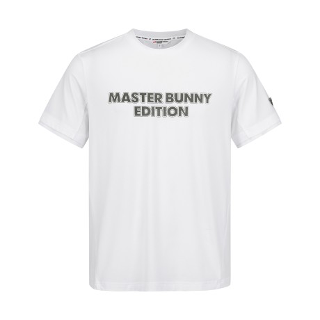 남성 메쉬 블록 도트 로고 반팔 티셔츠