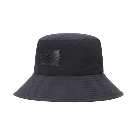 남성 로고 레더 탭 스트링 버킷햇