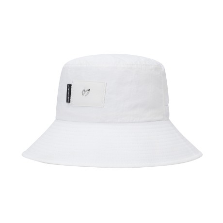 남성 로고 레더 탭 스트링 버킷햇