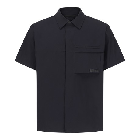 남성 건 플랩 포켓 반팔 점퍼