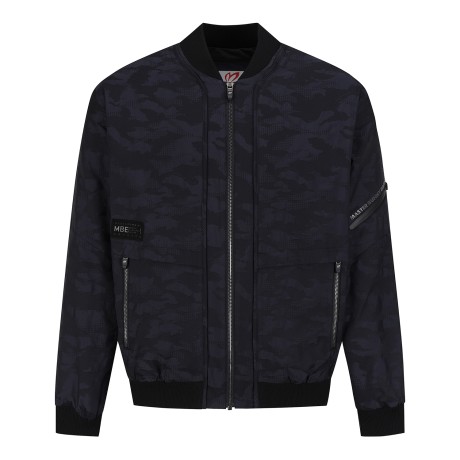 남성 카모 패턴 집업 블루종 점퍼