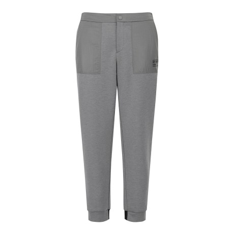 남성 우븐 블록 크롭 조거 팬츠