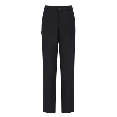 남성 솔리드 컬러 로고 자수 슬림 팬츠