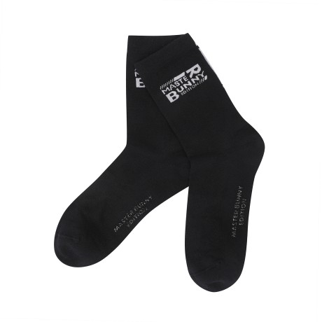 남성 로고 자카드 논슬립 중목 양말