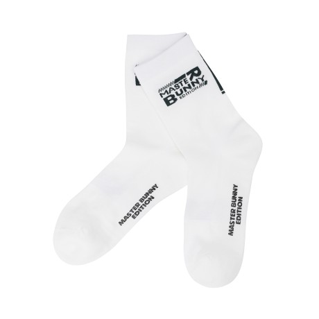 남성 로고 자카드 논슬립 중목 양말