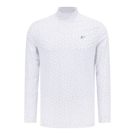 남성 사선 도트 로고 긴팔 티셔츠