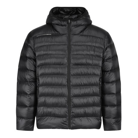 남성 구스다운 스트링 후드 점퍼