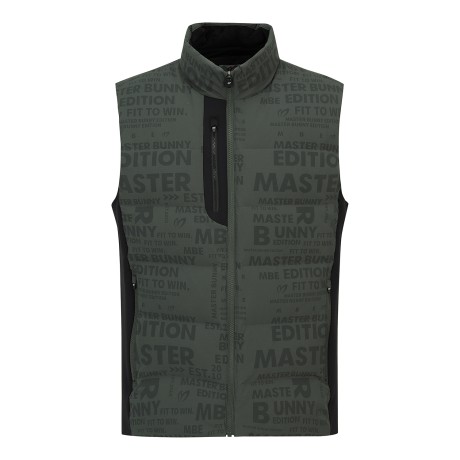 남성 로고 패턴 저지 믹스 구스다운 베스트