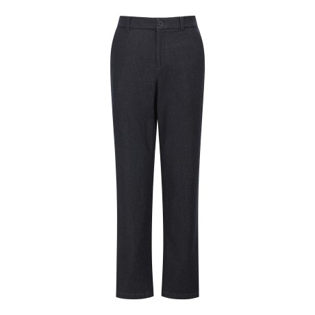 남성 데님 라이크 솔리드 기모 팬츠