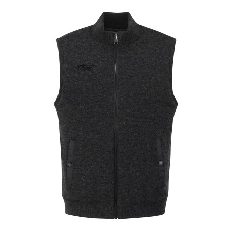 남성 심볼 니트 리버서블 패딩 베스트