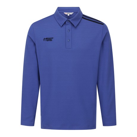 남성 배색 라인 소프트 카라 긴팔 티셔츠