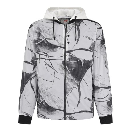 남성 탈착 후드 프린팅 점퍼