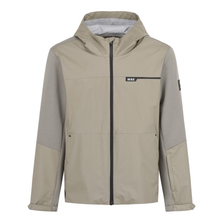 남성 우븐 저지 믹스 후드 점퍼