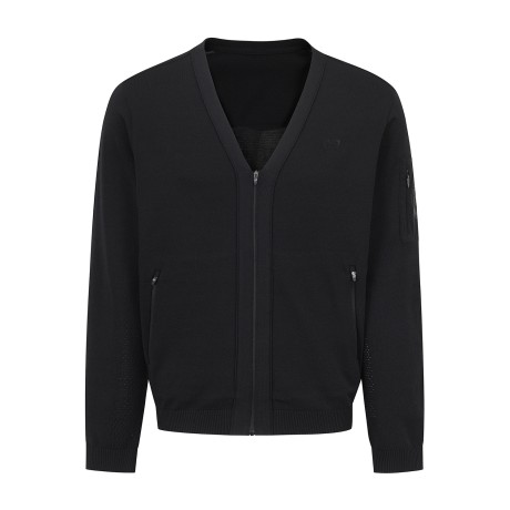 남성 슬리브 포켓 브이넥 집업 가디건