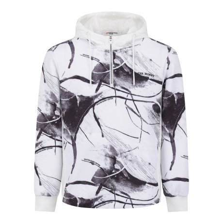 남성 우븐 믹스 잉크 후드 긴팔티셔츠