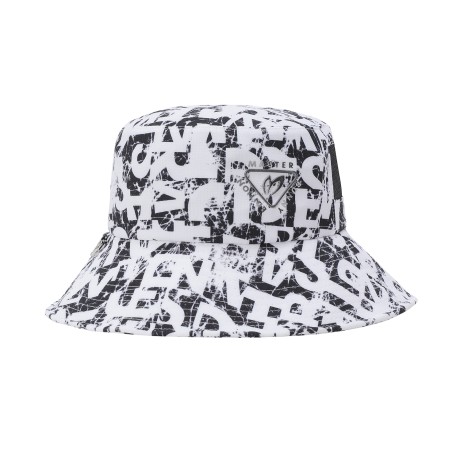 남성 시어서커 백 에어홀 버킷햇