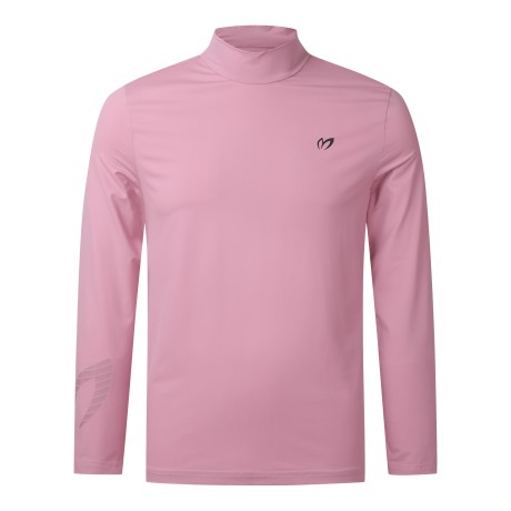 남성 모크넥 심볼 긴팔 티셔츠