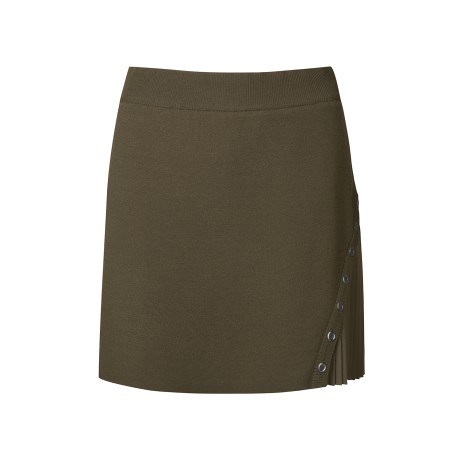 여성 니트 믹스 큐롯 스커트