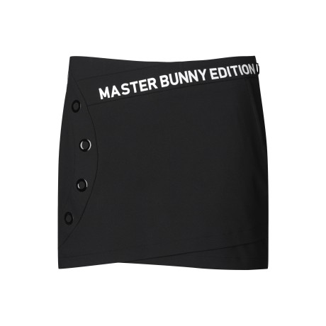 여성 에나멜 도트 큐롯 스커트