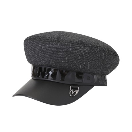 여성 에나멜 레터링 햇