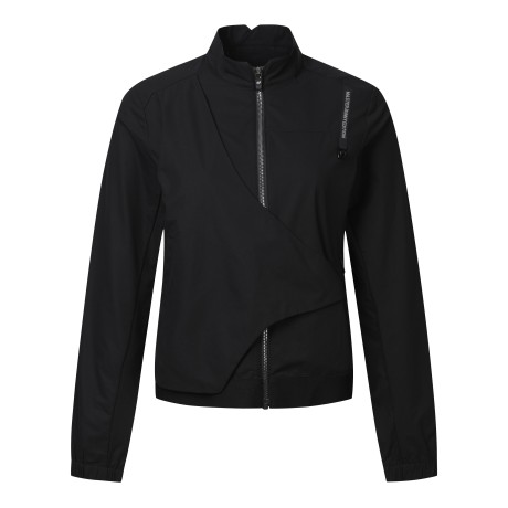 여성 덧장 포인트 크롭 점퍼