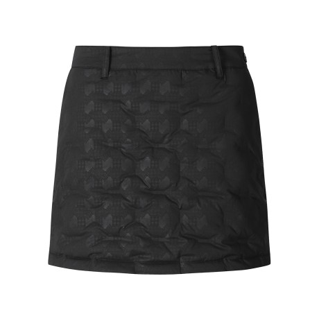 여성 레터링 패턴 퀼팅 패딩 스커트