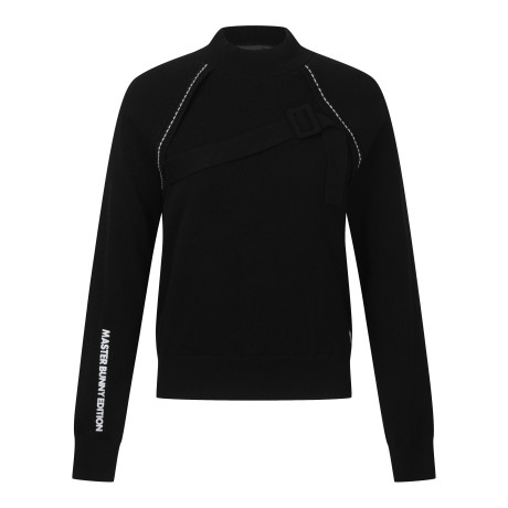 여성 벨트 스트랩 니트