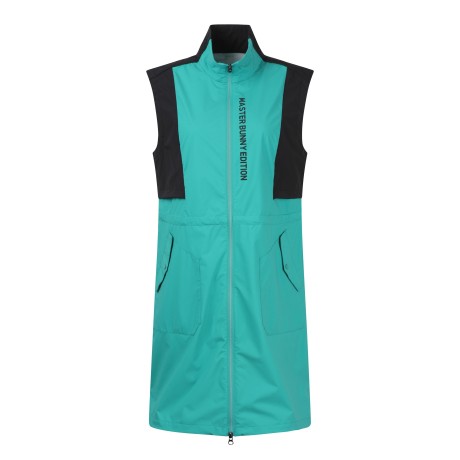 여성 백 플랩 롱 집업 베스트