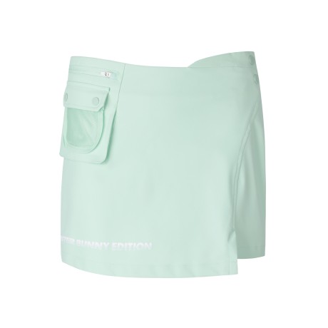 여성 더블 포켓 로고 큐롯 스커트