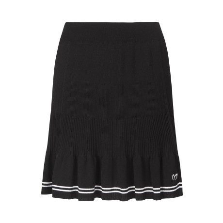 여성 컬러 라인 니트 큐롯 스커트