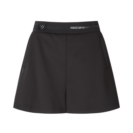 여성 로고 테잎 소프트 하프 팬츠