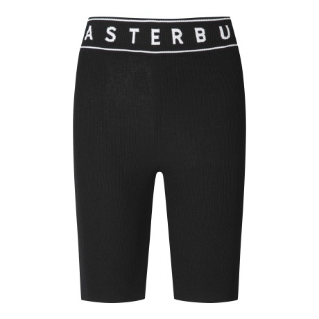 여성 로고 밴딩 하프 니트 레깅스