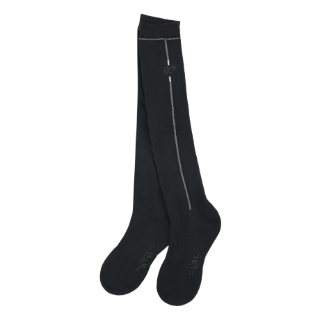 여성 언발 로고 포인트 메쉬 니삭스