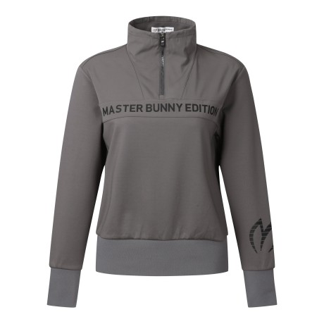 여성 로고 스트링넥 아노락 티셔츠