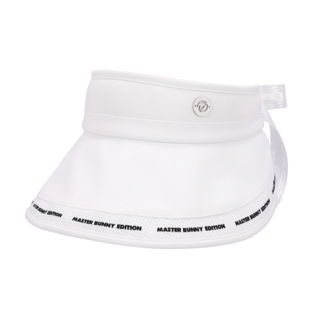 여성 로고 포인트 와이드 썬바이저