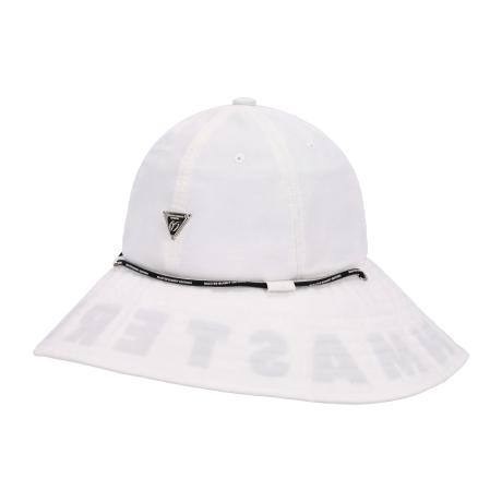 여성 로고 금속 장식 포인트 벙거지