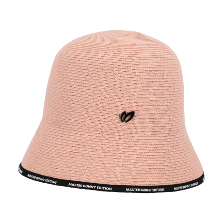 여성 로고 포인트 천연초 버킷햇