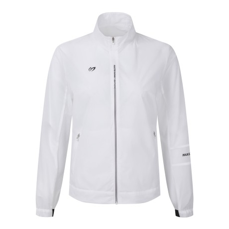 여성 백 밴딩 모크넥 경량 점퍼