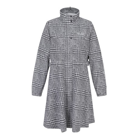 여성 하운드투스 집업 롱 점퍼