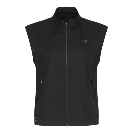 여성 경량 사이드 펀칭 집업 베스트