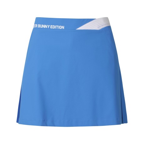 여성 백 플리츠 밴딩 큐롯 스커트