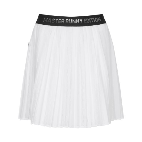 여성 메쉬 플리츠 밴딩 스커트